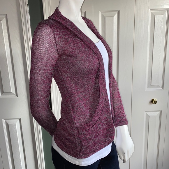 Open Front Sweater with Pockets - Picture 3 of 7